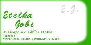 etelka gobi business card